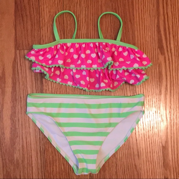 J. Khaki Girls Size 6 Polka Dot Bikini EUC! - Picture 8 of 8